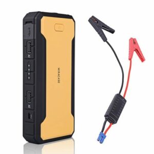 בוסטר מטען חירום למצבר הרכב ומטען נייד 12000mAh איכותי Miracase