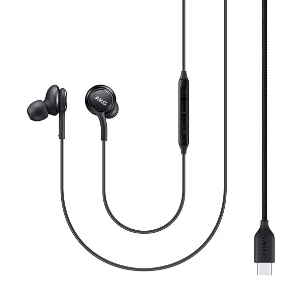 אוזניות מקוריות לגלקסי AKG חיבור Type-C שחור | סאונד עוצמתי ונוחות מושלמת