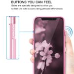 מגן נצנצים שקוף ורוד לאייפון XS Max חזק ואלגנטי Nanox