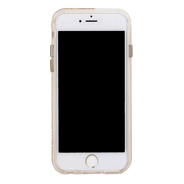 מגן כיסוי לאייפון 6/6S/7/8/SE שקוף זהב אמיתי 24 קראט Case Mate