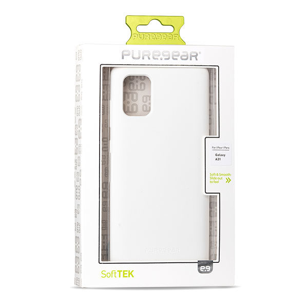 כיסוי מגן סיליקון Softek לבן לגלקסי A31 מבית PureGear