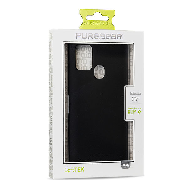 כיסוי מגן סיליקון Softek שחור לגלקסי A21S מבית PureGear