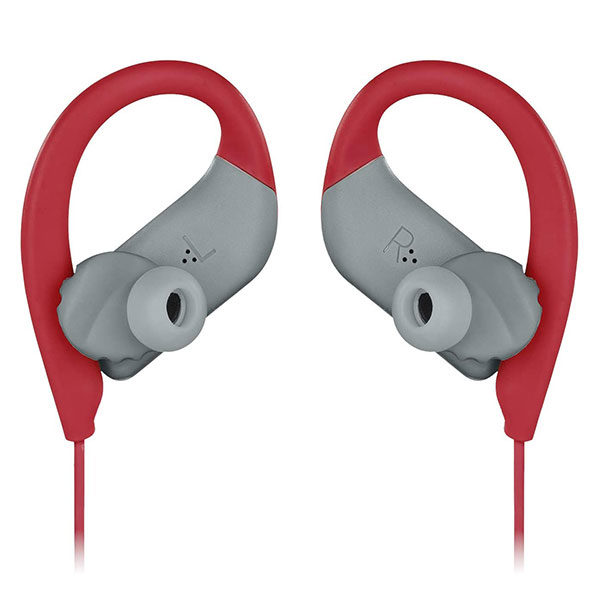 אוזניות ספורט אלחוטיות JBL Endurance Sprint עמידות בפני מים אדום