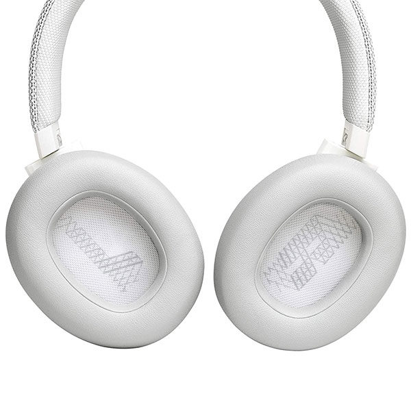 אוזניות JBL Live 650BTNC קשת אלחוטיות עם סינון רעשים אקטיבי לבן