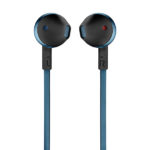 אוזניות אלחוטיות JBL Tune 205BT עם סאונד עוצמתי וחד כחול