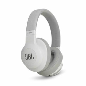 אוזניות JBL E55BT קשת אלחוטיות בעלות צליל מרחבי לבן