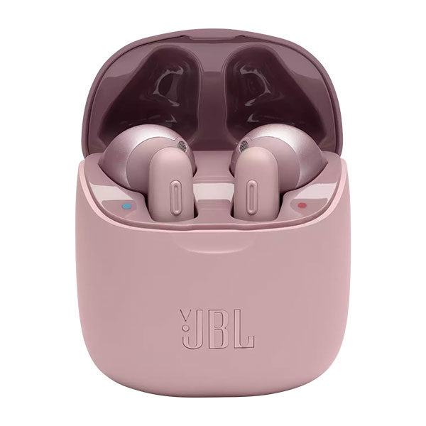 אוזניות JBL Tune T220 TWS אלחוטיות בעלות צליל נקי ורוד