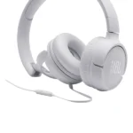 אוזניות קשת JBL Tune 500 לבנות | מיקרופון מובנה וצליל נקי
