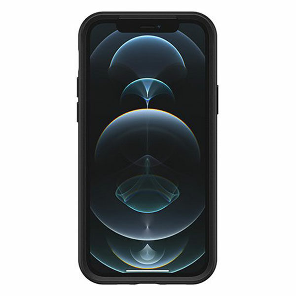 מגן כיסוי OtterBox Symmetry שחור לאייפון 12 פרו תומך MagSafe