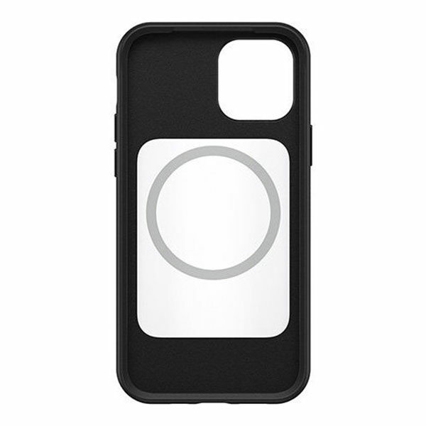 מגן כיסוי OtterBox Symmetry שחור לאייפון 12 תומך MagSafe