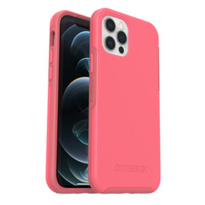 מגן כיסוי OtterBox Symmetry ורוד לאייפון 12 פרו תומך MagSafe