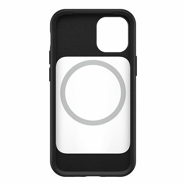 מגן כיסוי OtterBox Symmetry שחור לאייפון 12 מיני תומך MagSafe