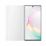 כיסוי ספר חכם לגלקסי נוט 10 מקורי לבן Samsung Clear View