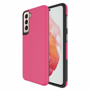 כיסוי שתי שכבות קשיח לגלקסי S21 ורוד Grip Flex IX