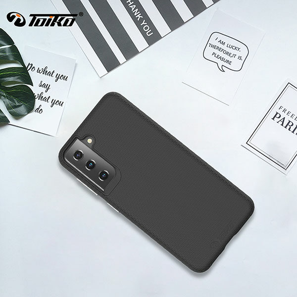 כיסוי לגלקסי S21 שחור שתי שכבות קומבו Toiko X-Guard