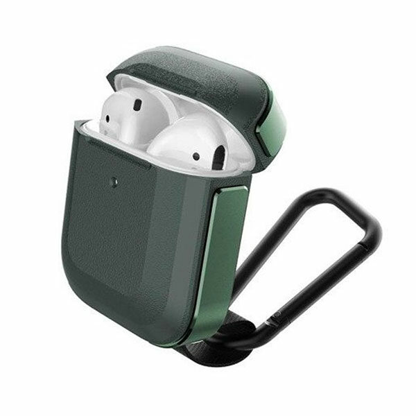 כיסוי ל AirPods ירוק קשיח ואלגנטי X-Doria Raptic Trek