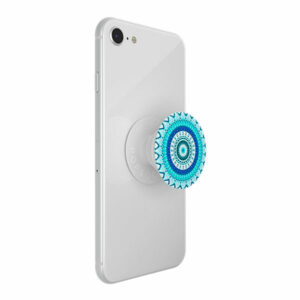 פופסוקט תופסן לסמארטפון מנדלה כחולה PopSocket Blue Floral Mandala