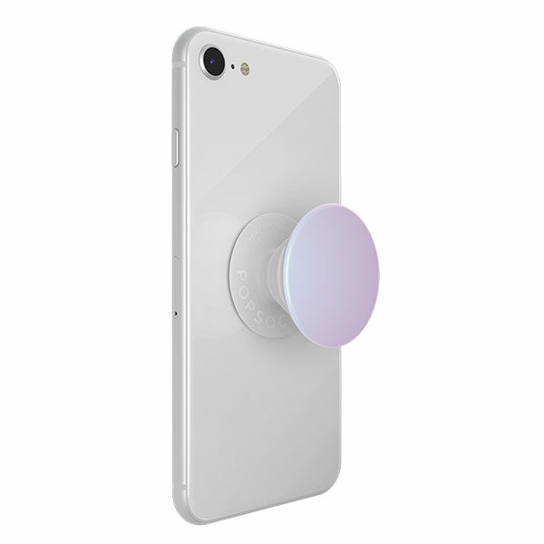 פופסוקט מעמד לסמארטפון לבן כרום PopSocket Color Chrome Mermaid White