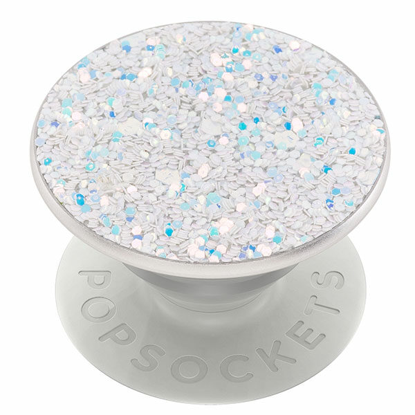 פופסוקט תופסן לסמארטפון שלג לבן PopSocket Sparkle Snow White