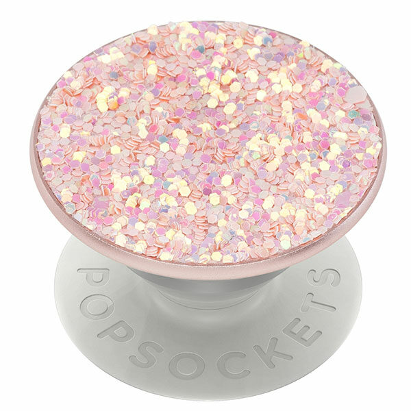 פופסוקט תופסן לסמארטפון ורד נוצץ PopSocket Sparkle Rose