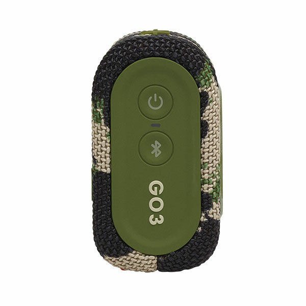 רמקול JBL GO 3 צבאי עם מבנה קומפקטי וסאונד עוצמתי יבואן רשמי