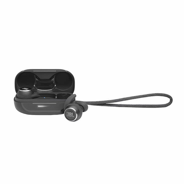 אוזניות ספורט אלחוטיות JBL Reflect Mini NC שחור עם סינון רעשים ועמידות למים