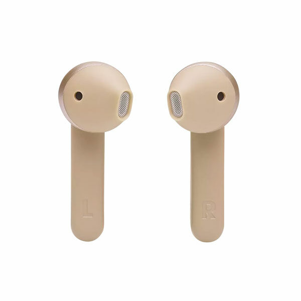 אוזניות אלחוטיות JBL Tune 225 TWS זהב עם חיי סוללה ארוכים