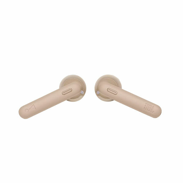 אוזניות אלחוטיות JBL Tune 225 TWS זהב עם חיי סוללה ארוכים