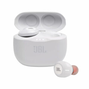 אוזניות אלחוטיות JBL Tune 125 TWS לבן עם סאונד עמוק ונקי