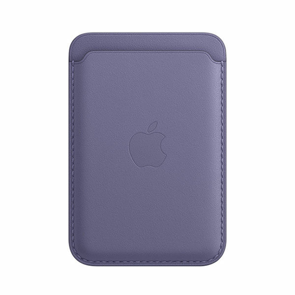 ארנק לאייפון MagSafe Wallet סגול ויסטריה עור מקורי