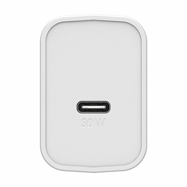 מטען בית 30 וואט אוטרבוקס עם יציאת USB-C לבן Otterbox