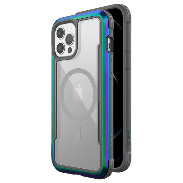 כיסוי לאייפון 12 פרו מקס צבעוני תומך MagSafe עמיד Raptic Shield Pro