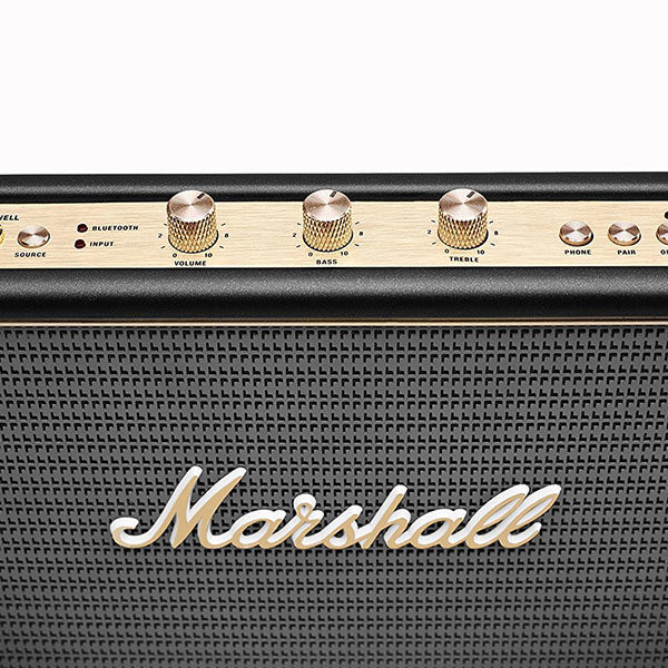 רמקול מרשל Marshall Stockwell עם מבנה קומפקטי וסאונד עוצמתי עם כיסוי