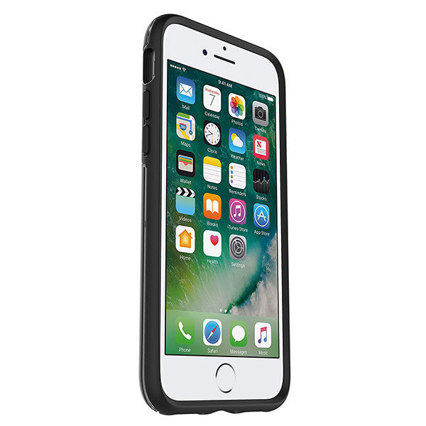 כיסוי לאייפון SE 3 שחור שקוף OtterBox Symmetry הכיסוי החזק בעולם