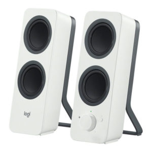 רמקולים בלוטוס Logitech Z207 קומפקטיים סטריאו למחשב לבן