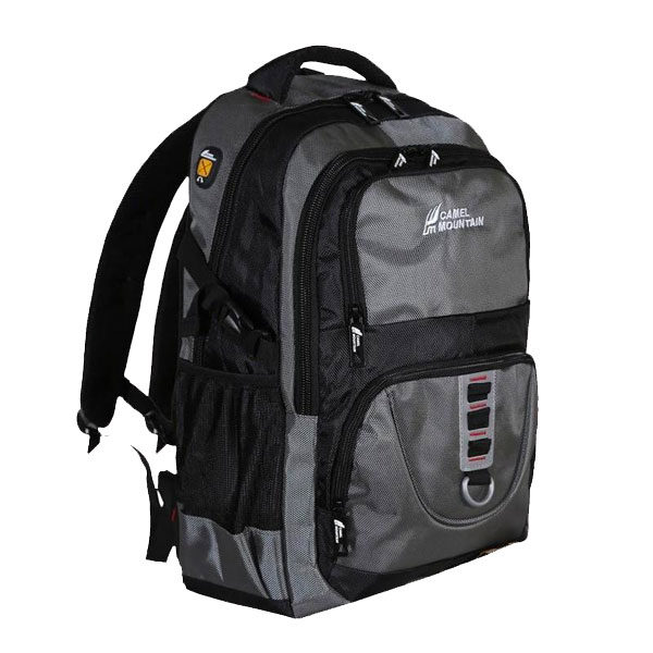 תיק למחשב נייד עם 4 תאים 16 אינץ אפור Camel Mountain Weatherproof