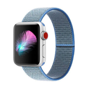 רצועת בד לאפל ווטש 42/44/45 מ"מ כחול Target Strap