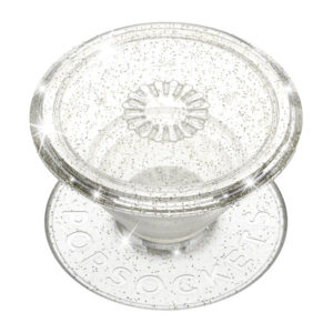 פופסוקט מחזיק לסמארטפון שקוף נצנץ PopSocket Clear Gitter