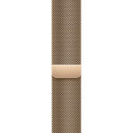 שעון חכם Apple Watch Series 7 45mm זהב פלדת אל-חלד תומך GPS ו-Cellular עם רצועת Milanese Loop