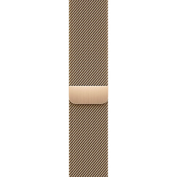שעון חכם Apple Watch Series 7 45mm זהב פלדת אל-חלד תומך GPS ו-Cellular עם רצועת Milanese Loop