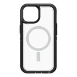 כיסוי חזק לאייפון 14 שקוף שחור OtterBox Defender XT תומך MagSafe