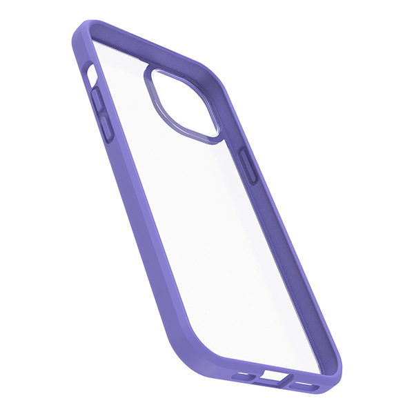 כיסוי לאייפון 14 פלוס שקוף סגול Otterbox React דק ועמיד במיוחד