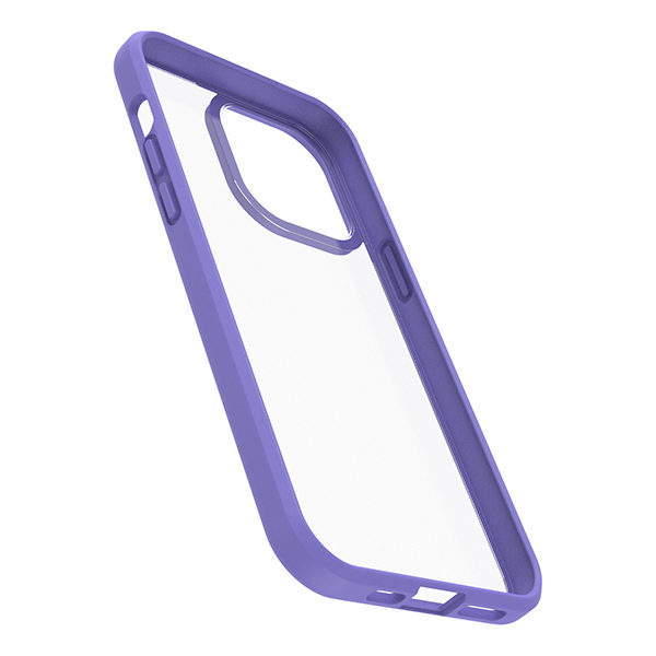 כיסוי לאייפון 14 פרו מקס שקוף סגול Otterbox React דק ועמיד במיוחד