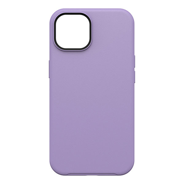 כיסוי סגול לאייפון 14 Otterbox Symmetry תומך MagSafe חזק ועמיד