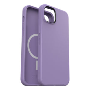 כיסוי סגול לאייפון 14 פלוס Otterbox Symmetry תומך MagSafe חזק
