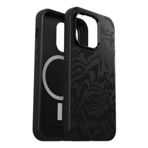 כיסוי לאייפון 14 פרו שחור מורד Otterbox Symmetry תומך MagSafe