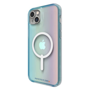 כיסוי לאייפון 14 פלוס שקוף קשת Gear4 Milan Snap תומך MagSafe