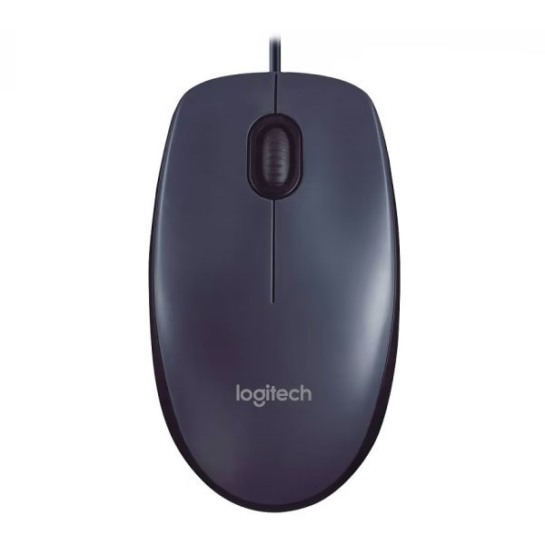 Untitled 1 Recoveredעכבר חוטי שחור Logitech B100 מבנה קומפקטי