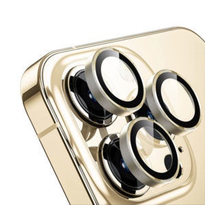 מגן מצלמה לאייפון 14 פרו מקס זהב עמיד וקשיח Camera Lens Protector