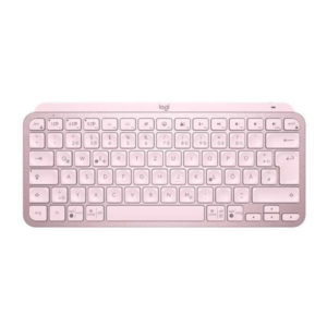 מקלדת Logitech MX Keys Mini אלחוטית קומפקטית ורוד